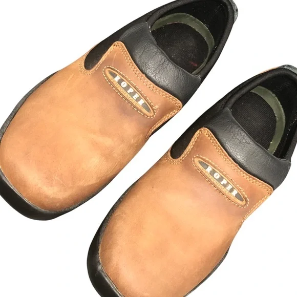 Brown Leather Roper Performance Sport Slip On Ladies Casual Shoe Size 7.5 - Picture 8 of 9